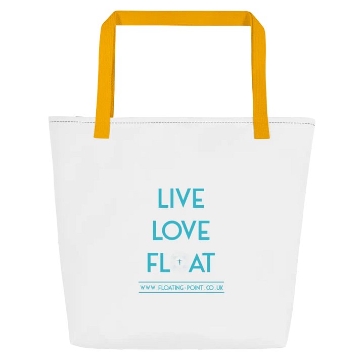 Live Love Float - Tote (Yellow Handle) product image (1)