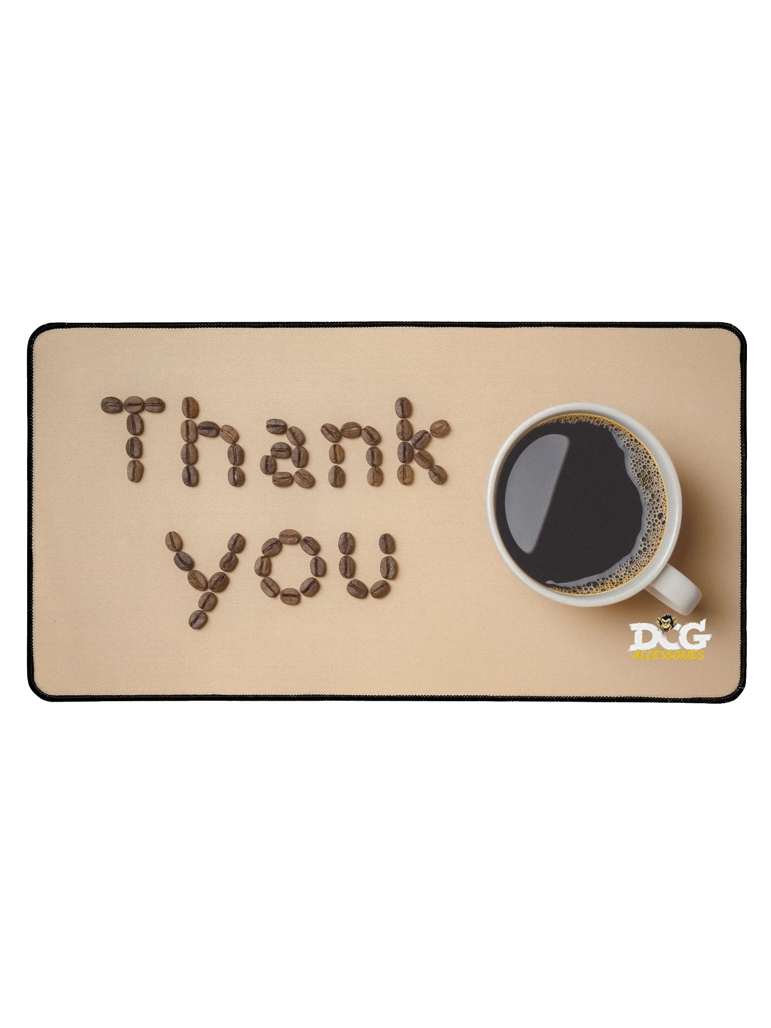 Thank you bean Desk Mat product image (1)