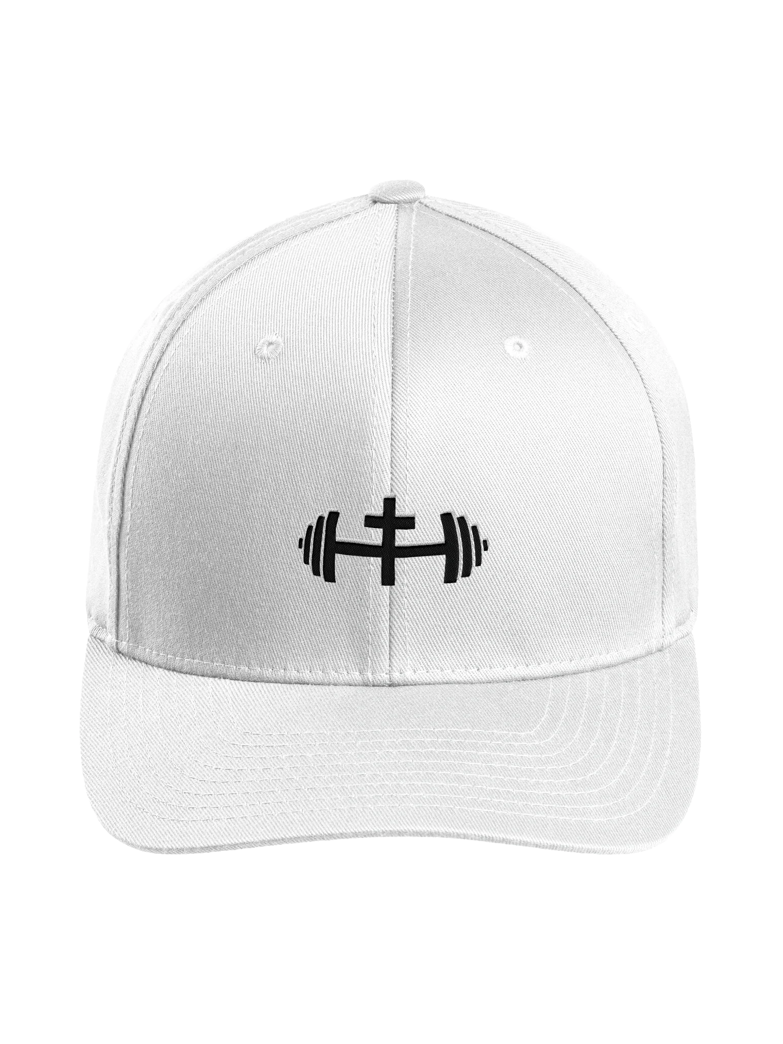 His House Flexfit Structured Fitted Cap - White by His House
