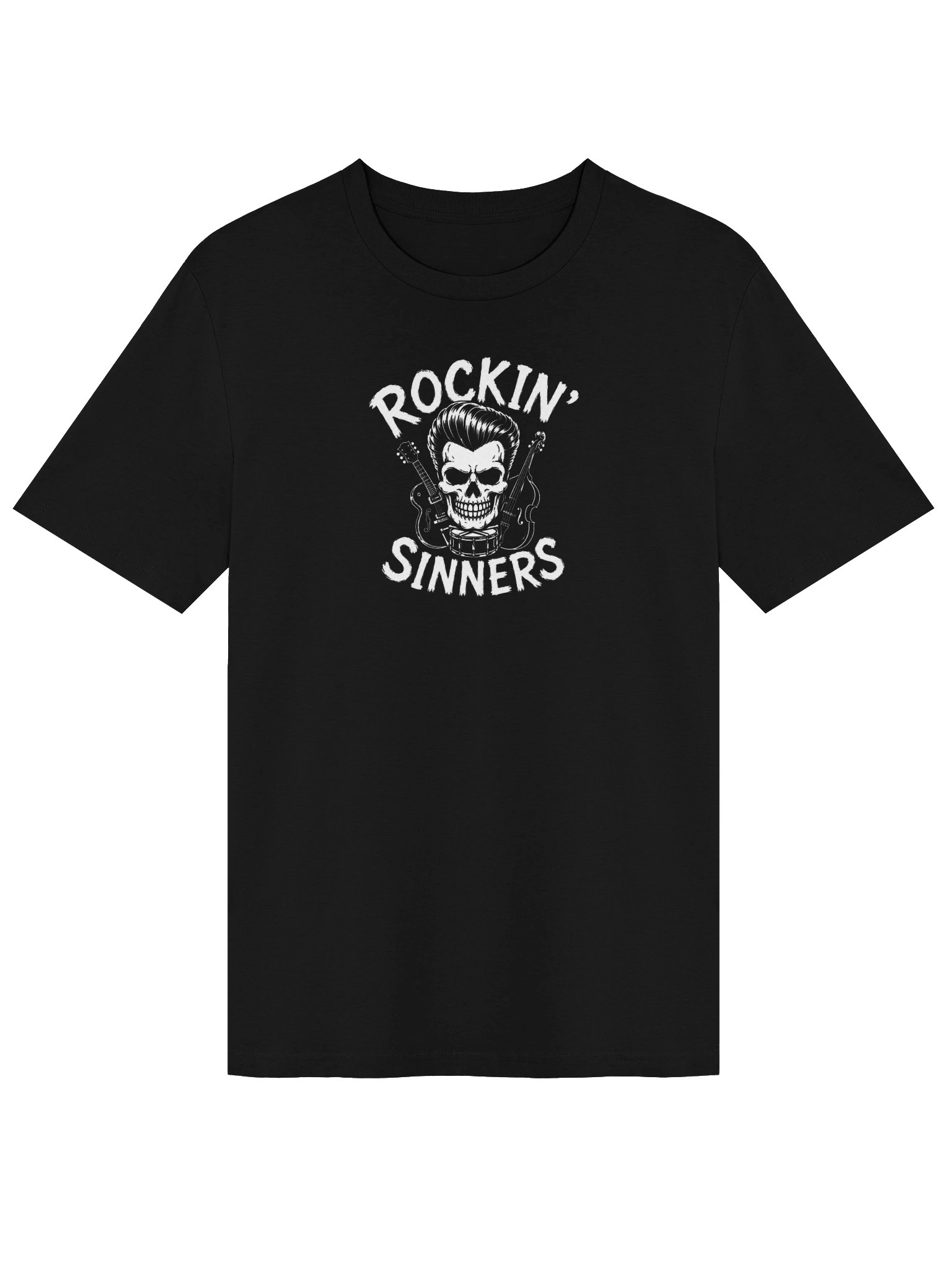 Rockin’ Sinners Skull Graphic Tee product image (1)