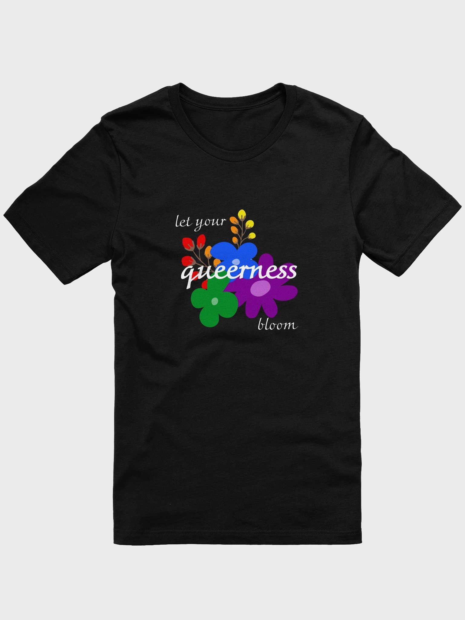 let your queerness bloom t-shirt product image (1)