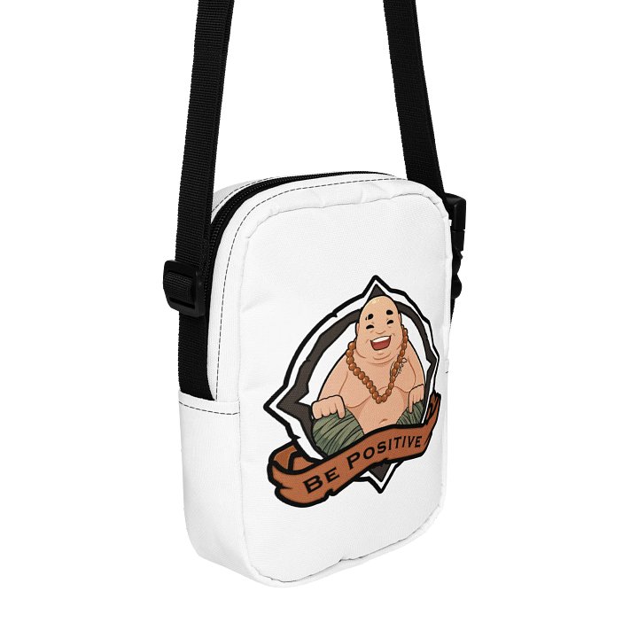 Cheerful Bald Man All-Over Print Crossbody Bag product image (1)