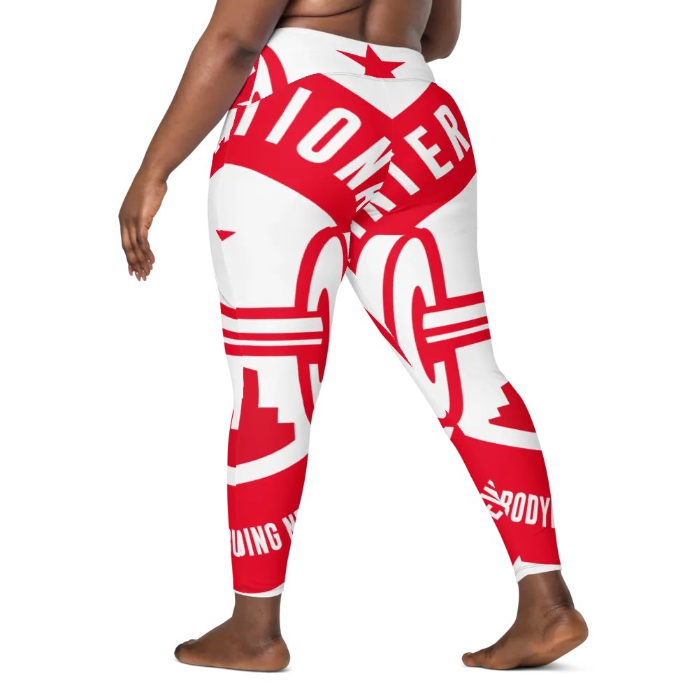 IFBNewsfeed.Org's All-Over Print Crossover Leggings with Pockets product image (9)