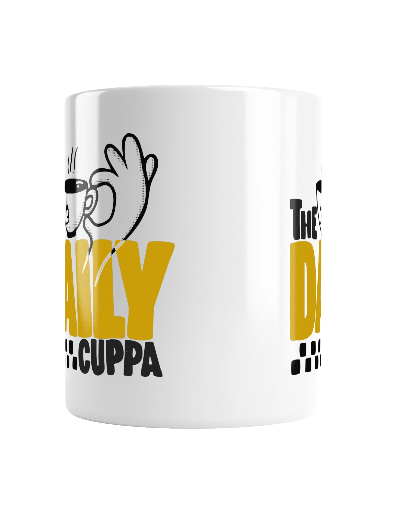 The Daily Cuppa - Mug - Yellow product image (2)