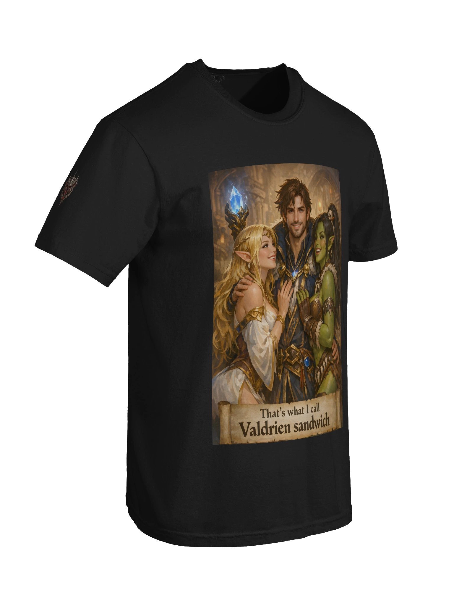 Valdrién Sandwich T-Shirt | Funny Fantasy RPG Graphic Tee product image (8)