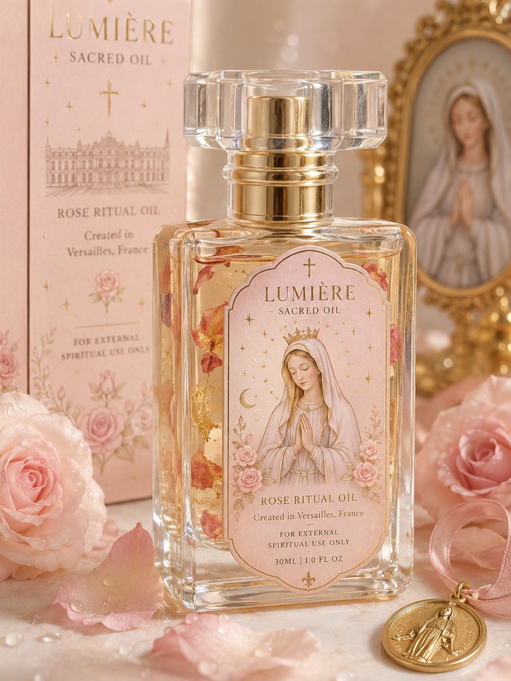 PREORDER Rose de Lumière - Versailles Roses Ritual Oil product image (1)