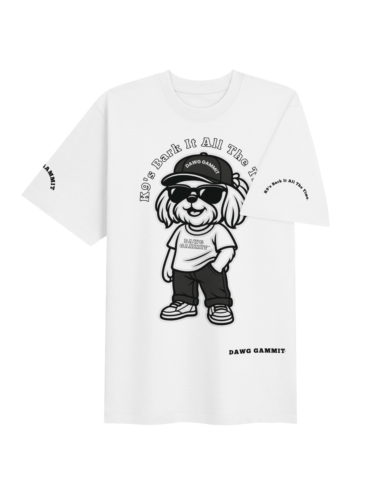 DAWG GAMMIT Yorkshire Terrier Heavy T-shirt product image (4)