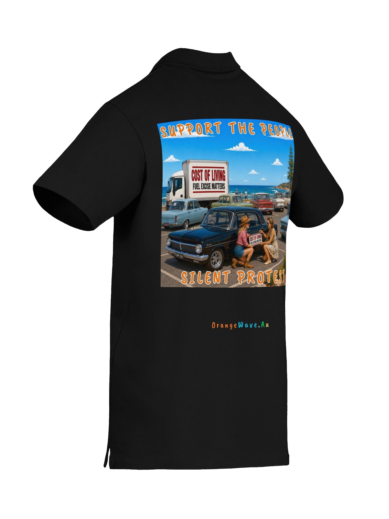 Support the Silent Protest Support the People Polo product image (8)