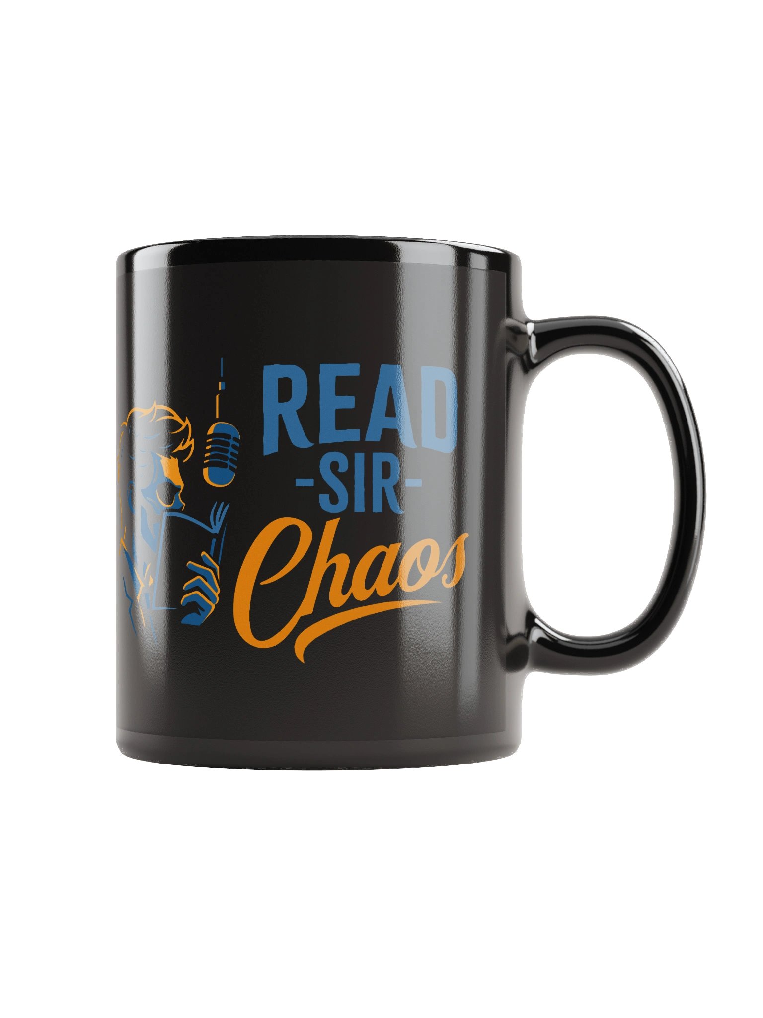 Read | Sir Chaos Black Mug product image (1)
