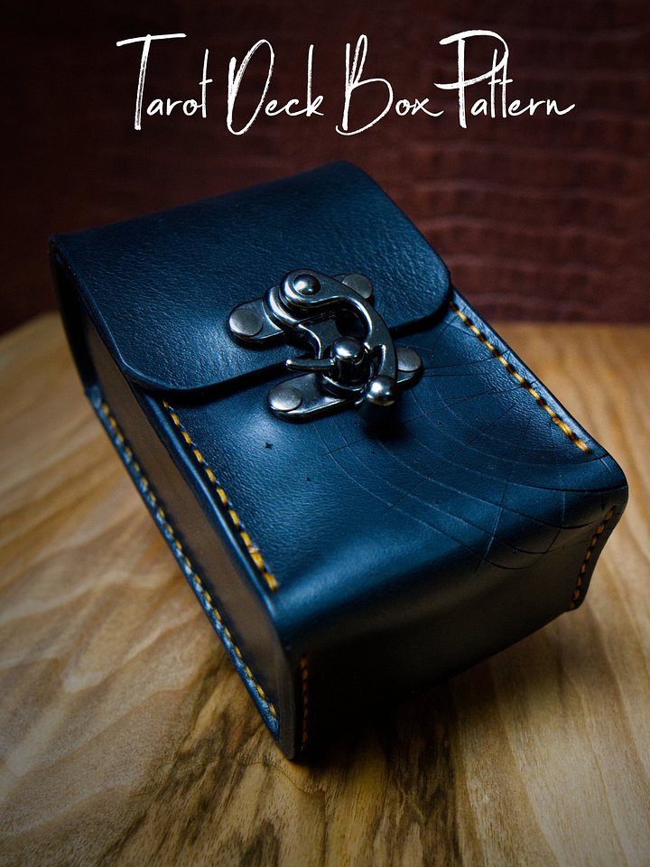 Leather Tarot Deck Box pattern product image (1)