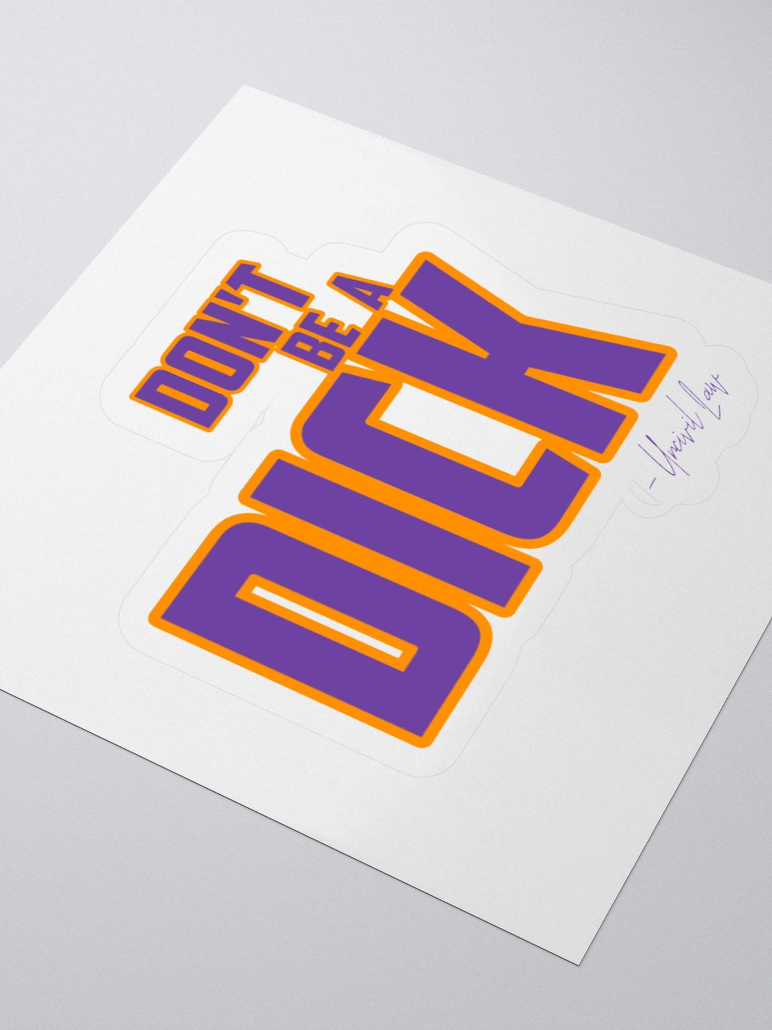 Don't be a d*ck (stick it!) product image (7)
