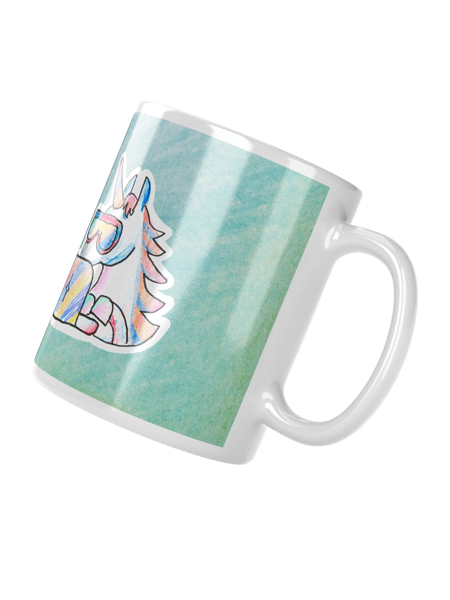 Coding Unicorn Mug (Aqua) product image (3)