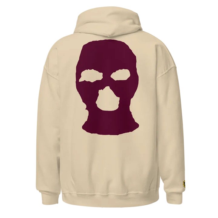 SAND HOODIE MAROON MASK product image (2)