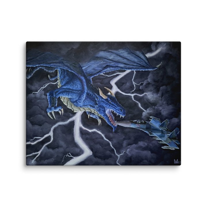 Dragon's Wrath - Canvas Print product image (1)
