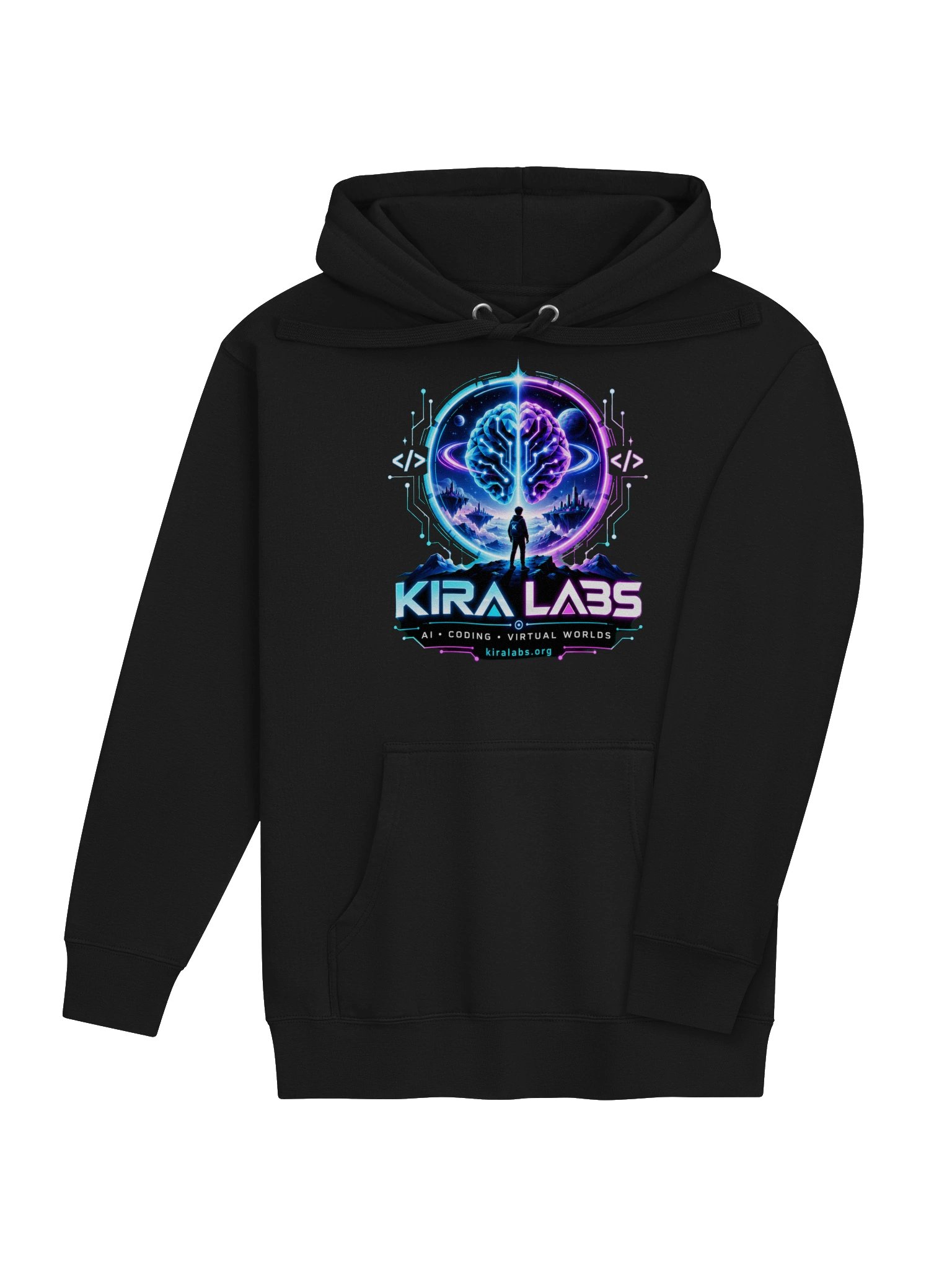 Kira Labs AI Coding Virtual Worlds Hoodie product image (4)