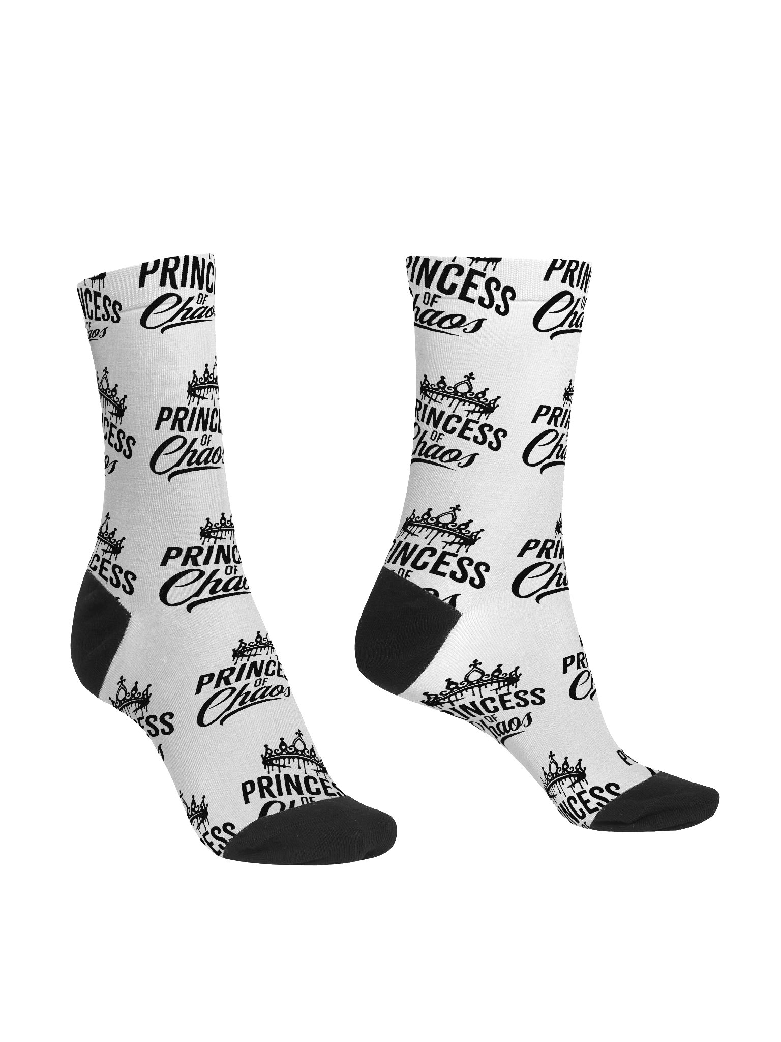 Princess of Chaos Tiara White Socks product image (3)