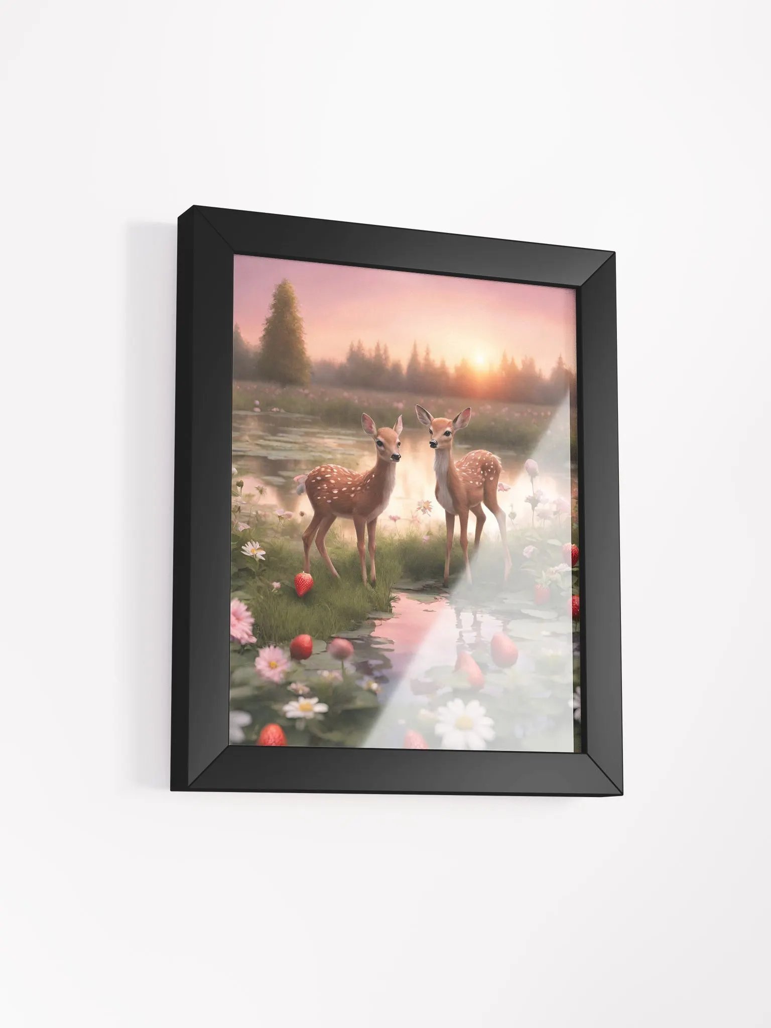 Enchanted Fawns Framed Poster product image (15)