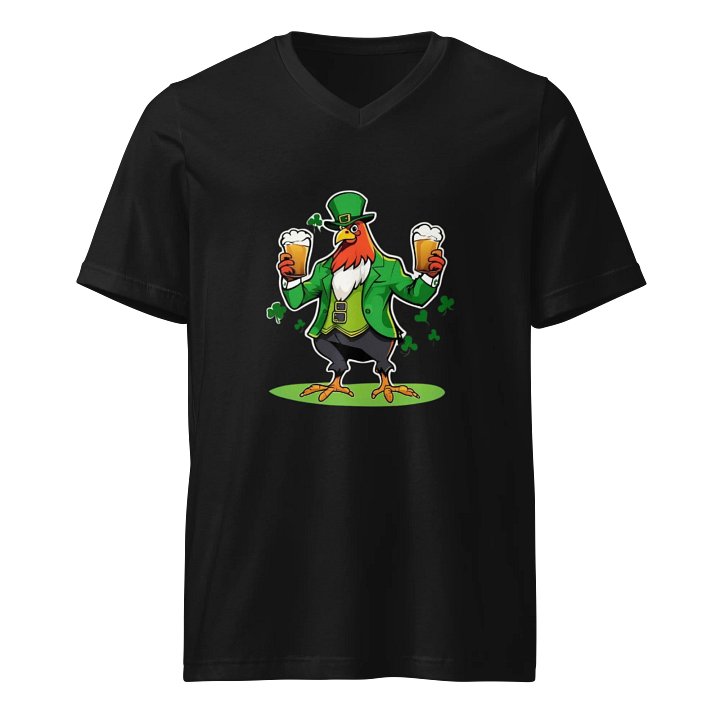 Lucky Rooster V-Neck Tee product image (1)