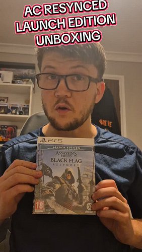 #ASSASSINSCREED RESYNCED LAUNCH EDITION #UNBOXING #GAMING #blackflag