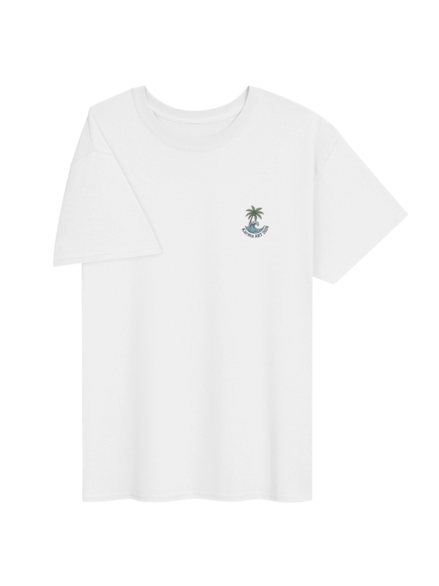Karma Is A... Retro Beach Vibes Unisex T-Shirt – Karma ART 2026 Edition product image (5)
