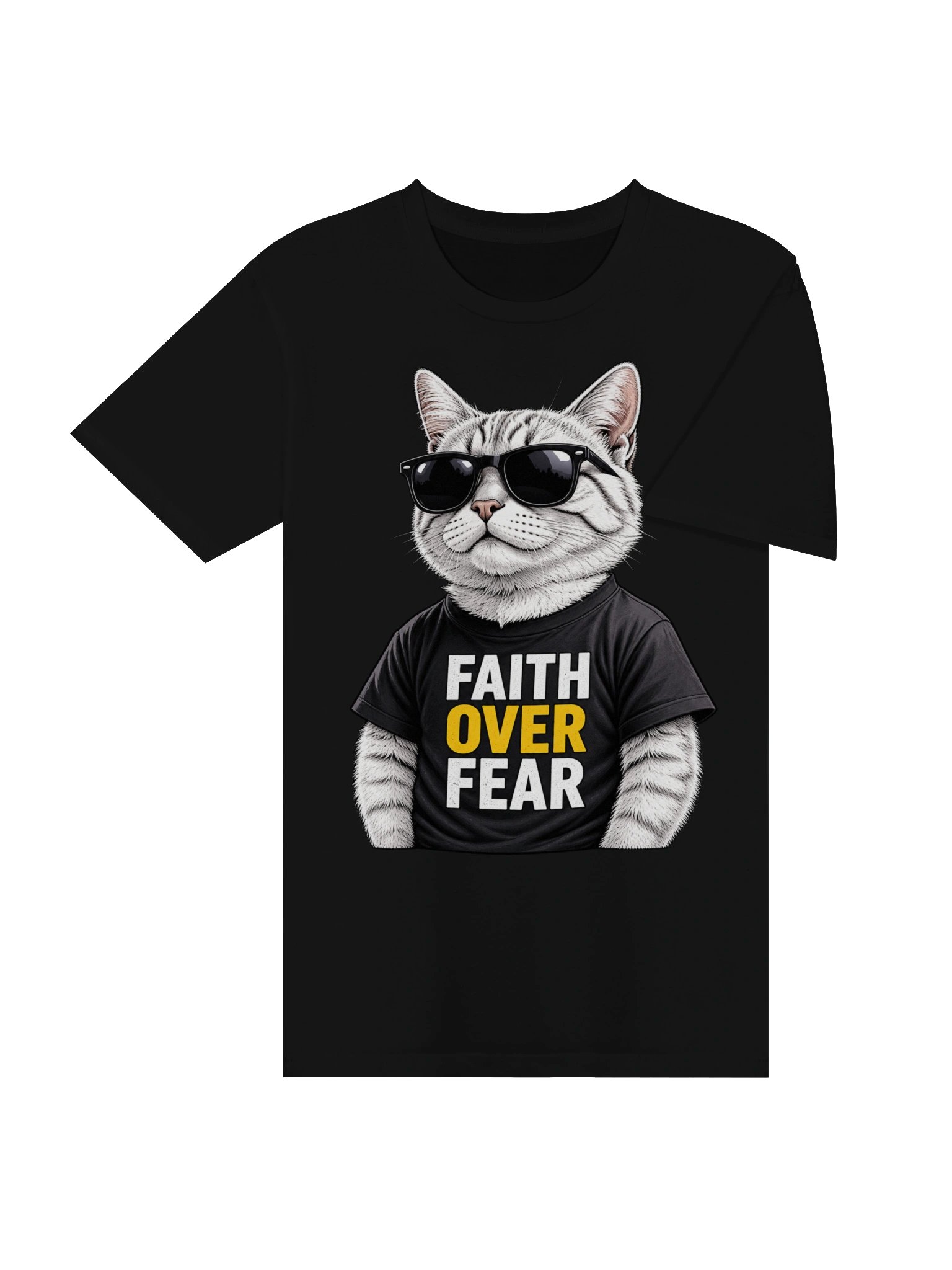 Faith Over Fear Cat Tee product image (4)