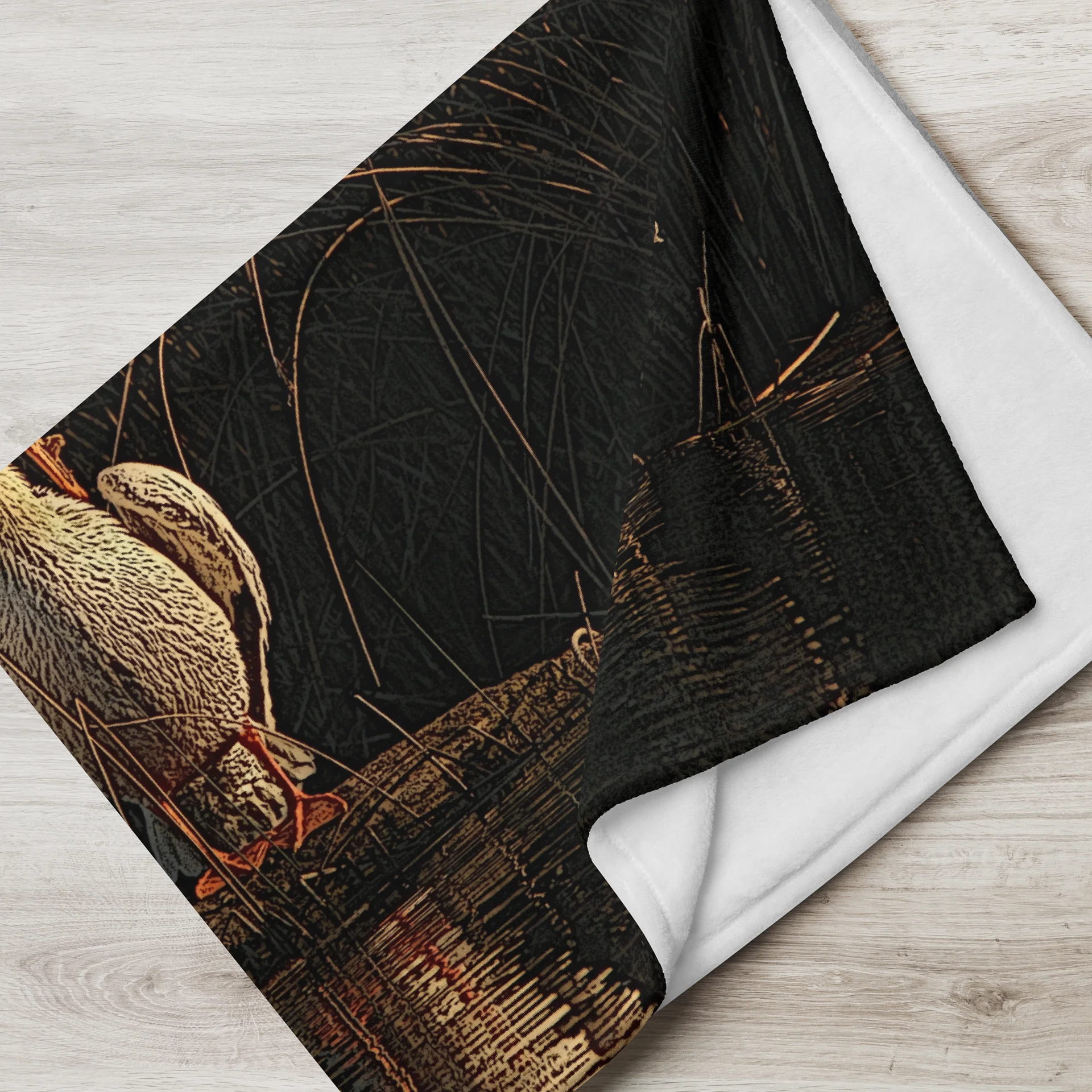 American White Pelicans Throw Blanket product image (7)
