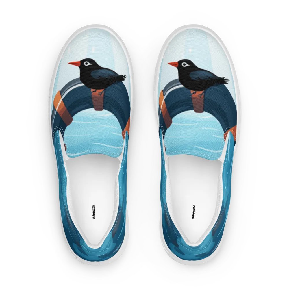 Women's Slip-On Canvas Shoes 🌊 Sea Mood product image (8)