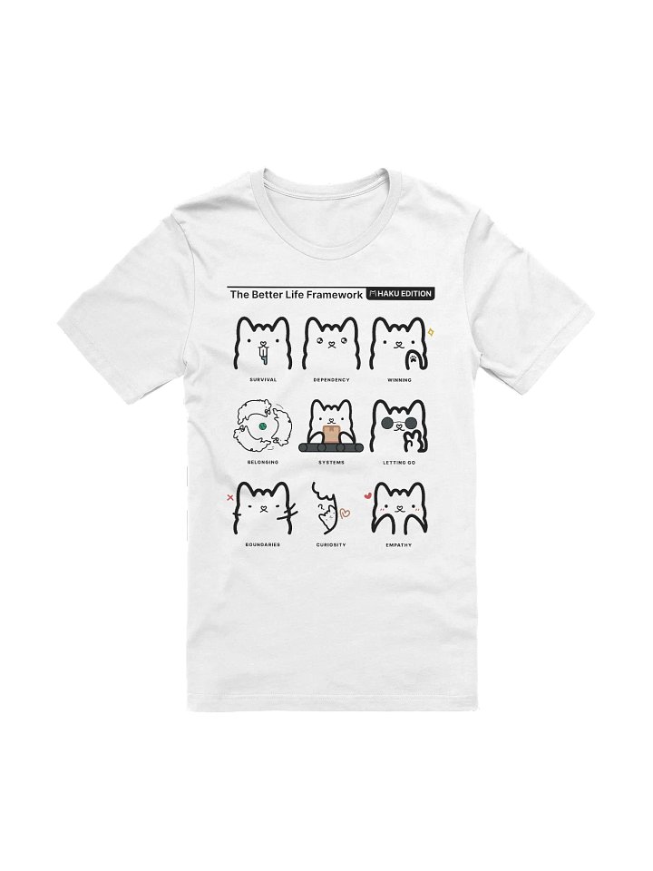 Better Life Framework Tee (HAKU) [WHITE] product image (1)