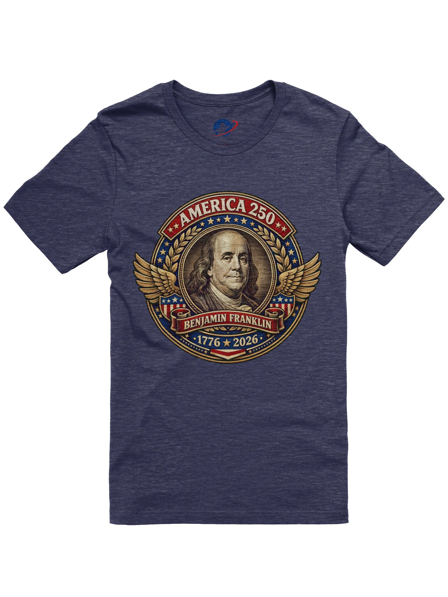 America 250: Benjamin Franklin Supersoft Tee Shirt product image (9)