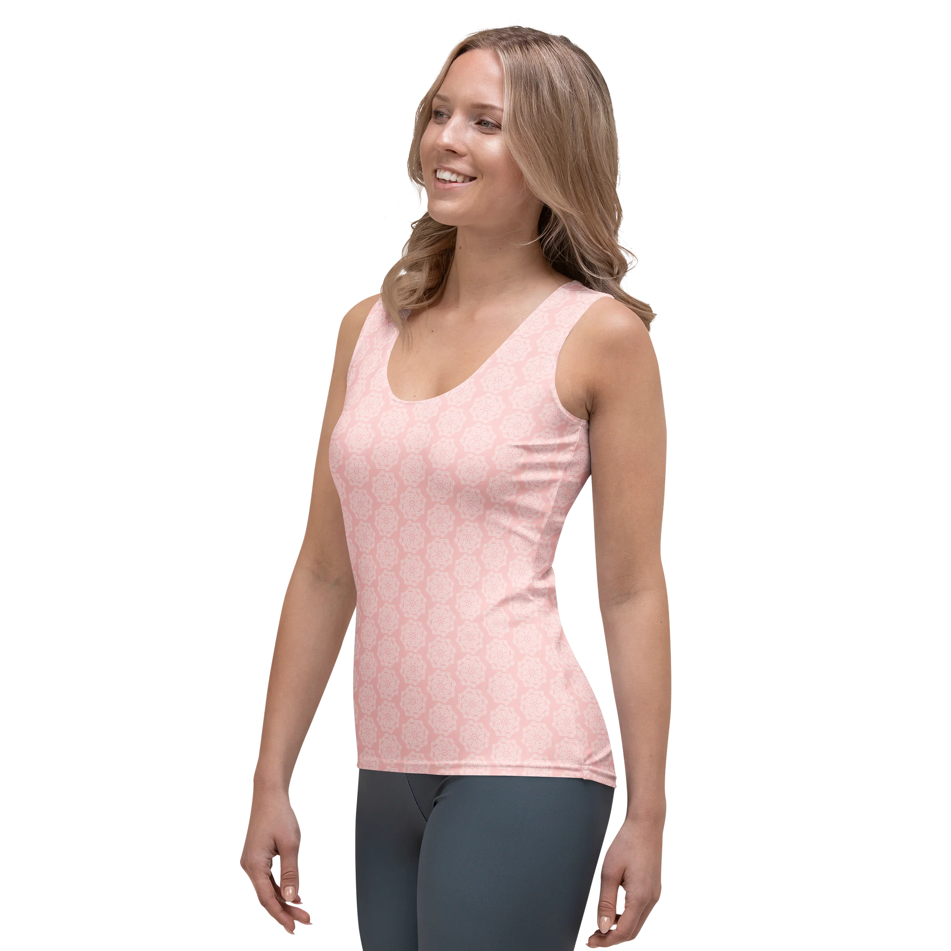 In Straps Tank - Blush product image (3)