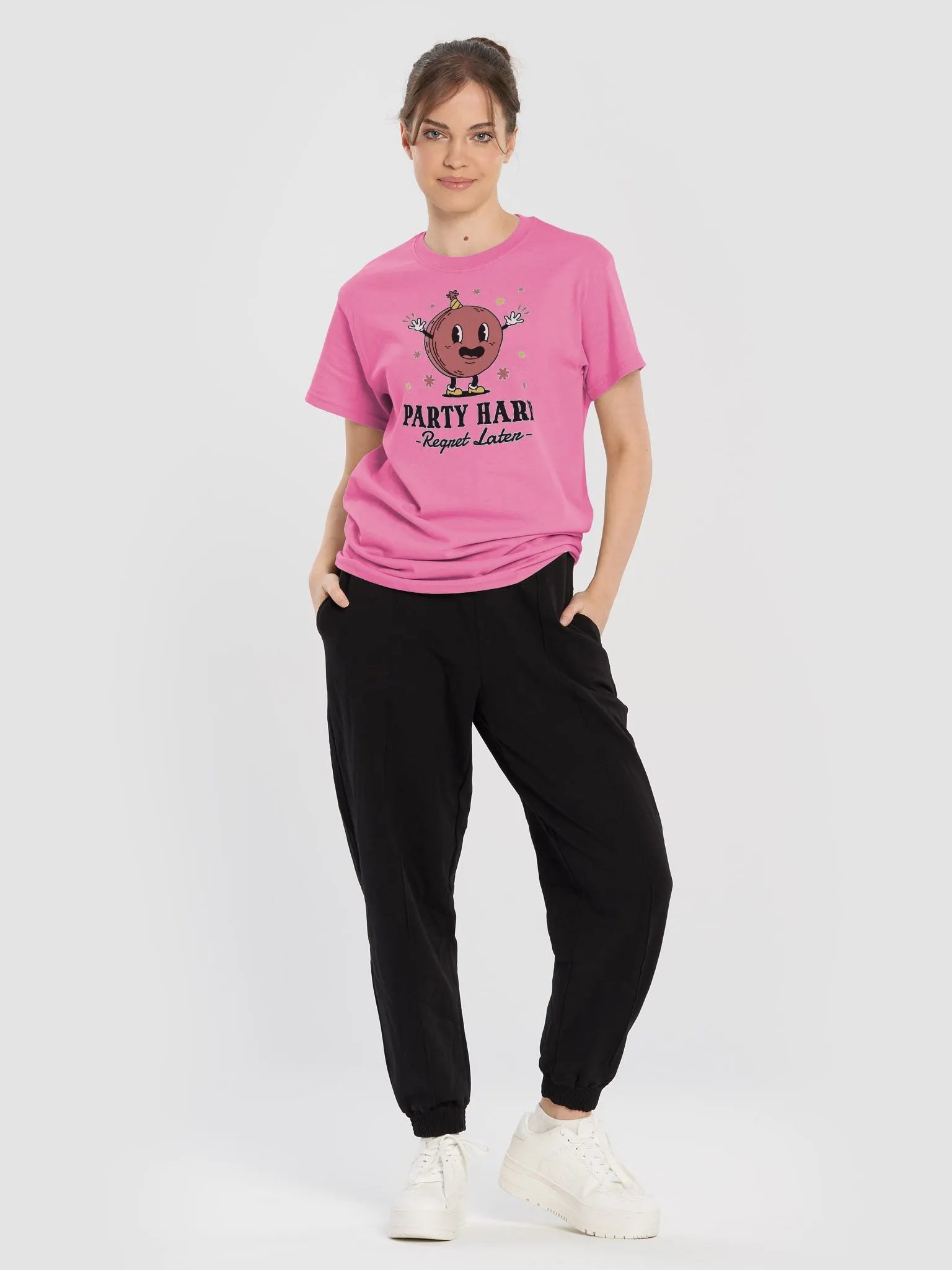 Party Hard Regret Later Heavyweight T-shirt product image (5)