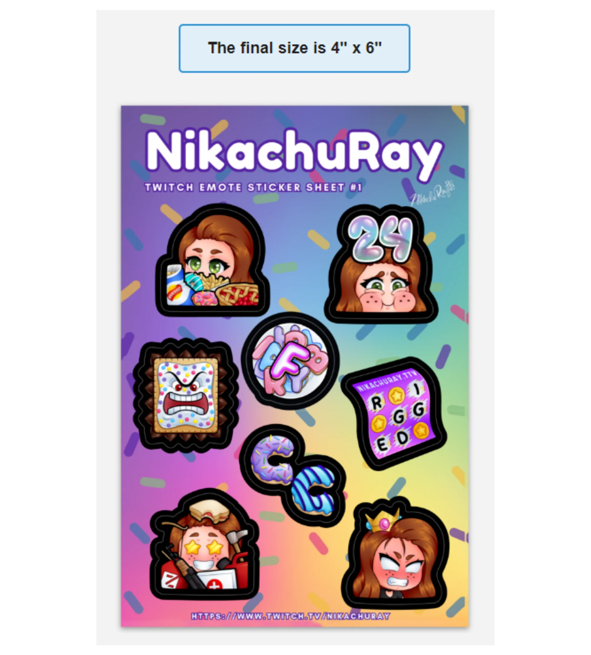 Sticker Sheet #1 product image (1)