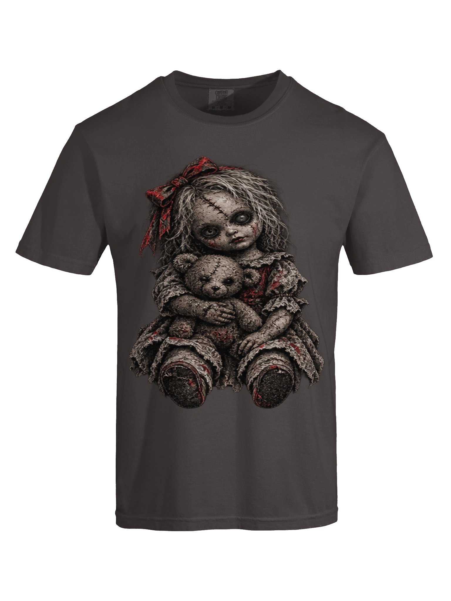 CREEPY HAUNTED DOLL GRAPHIC T-SHIRT | GOTHIC HORROR GRAPHIC TEE product image (5)