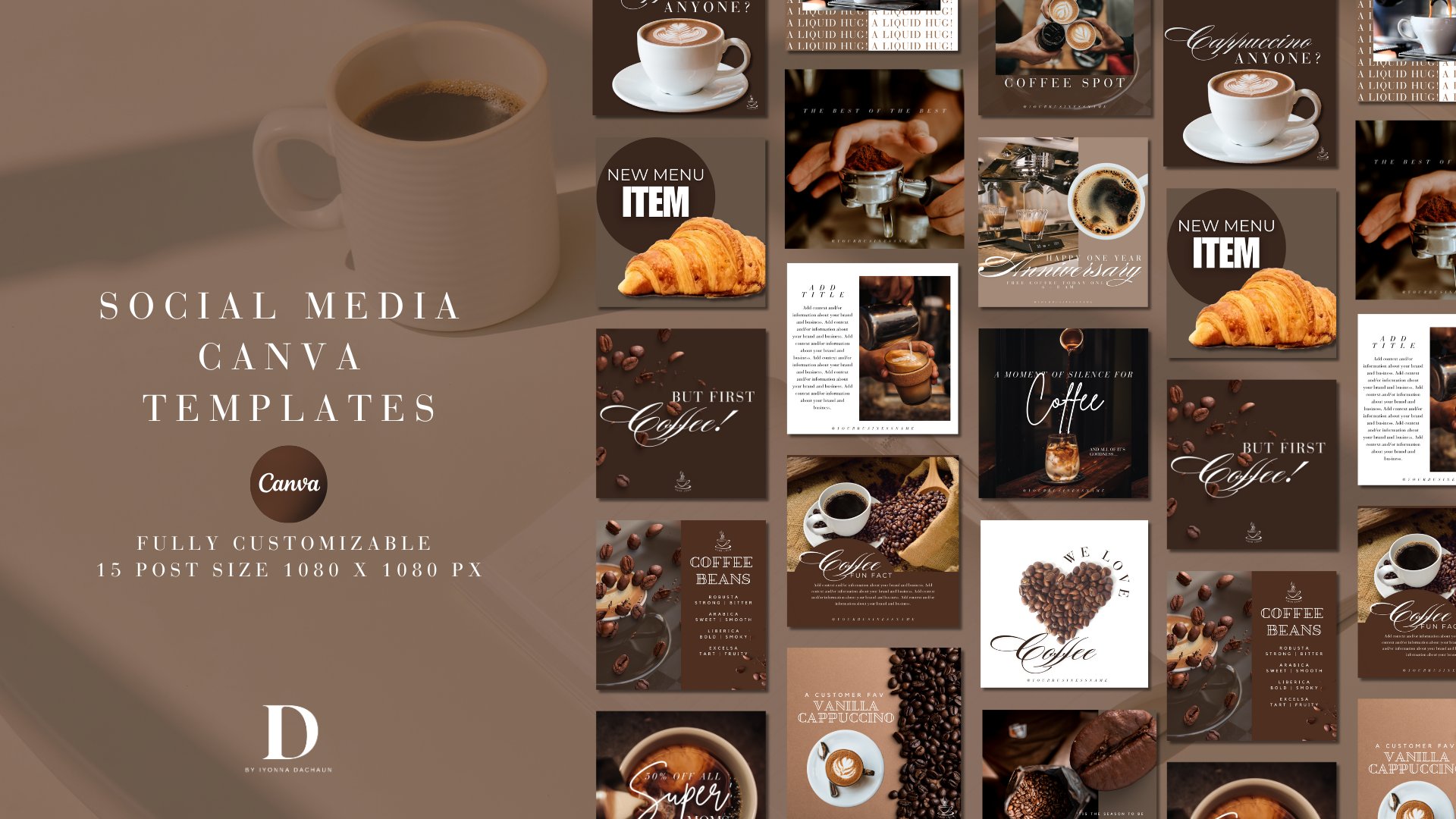 SOCIAL MEDIA CANVA TEMPLATES product image (1)