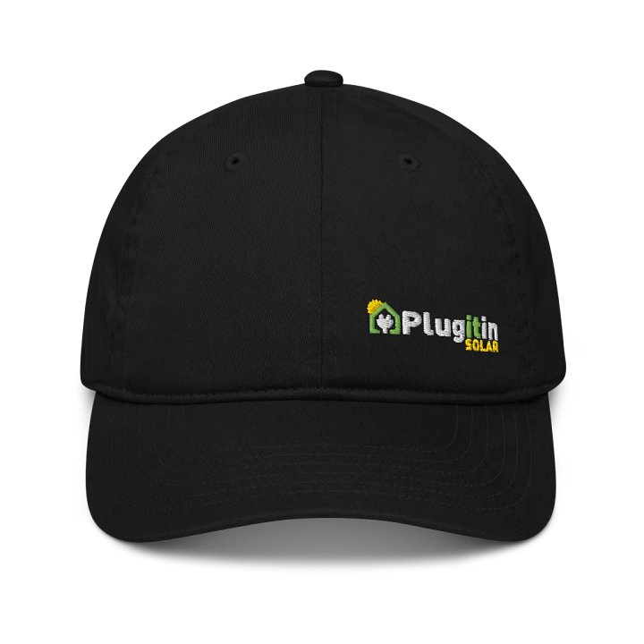 Plug It In Solar High-Quality Organic Dad Hat product image (1)