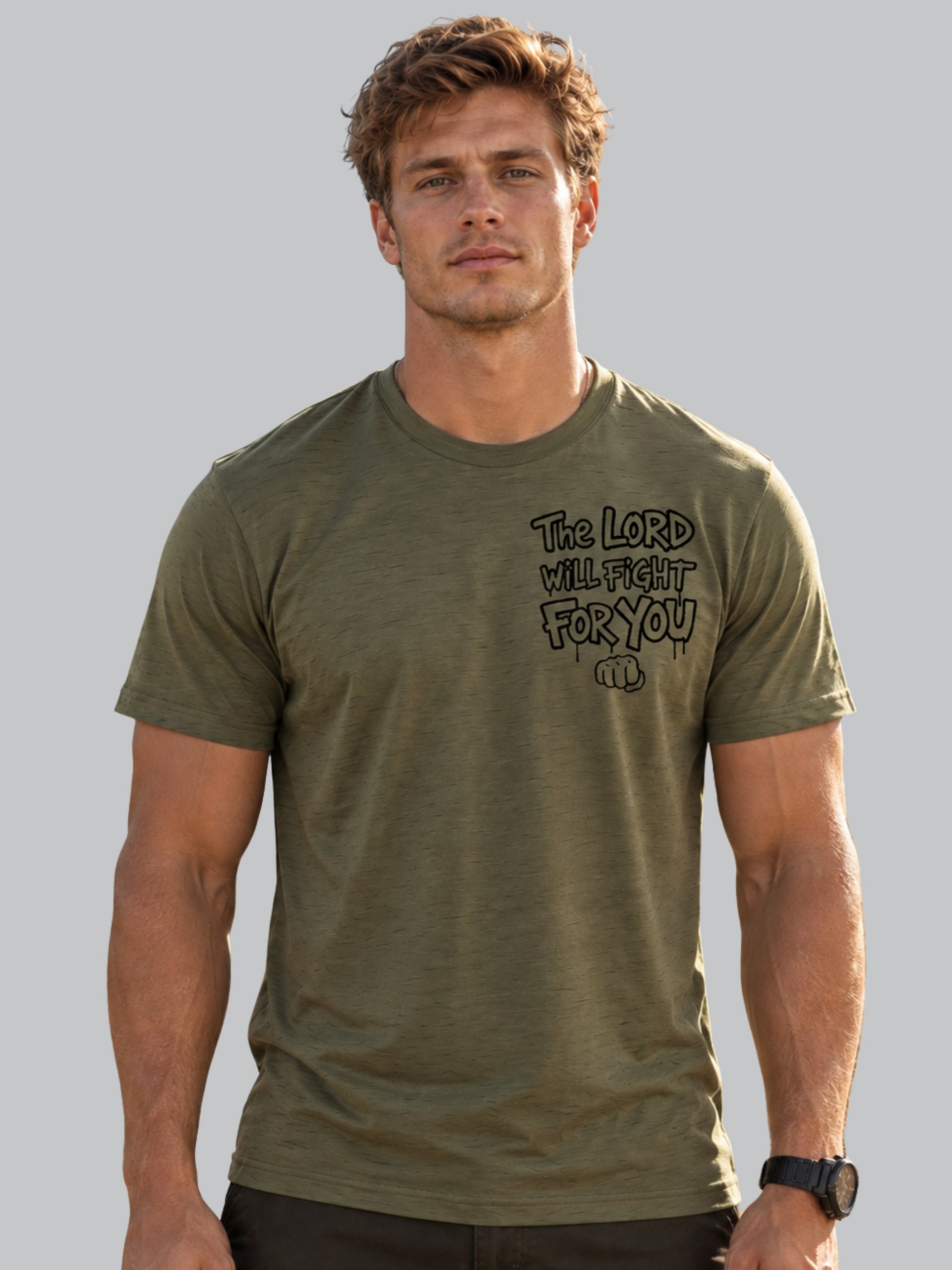 The Lord Will Fight For You T-shirt product image (1)