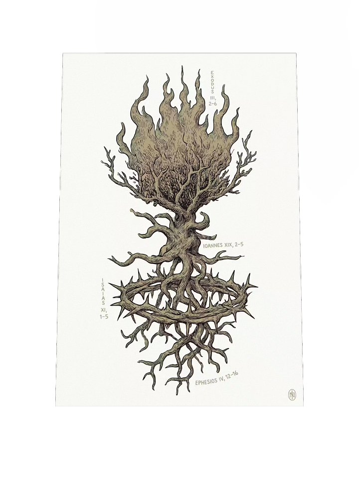 FIRE, CROWN, ROOT (Art-Print) product image (1)