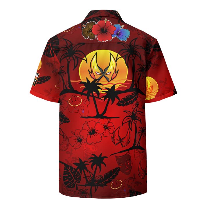 Hawaiian Shirt- Villainous Red product image (2)