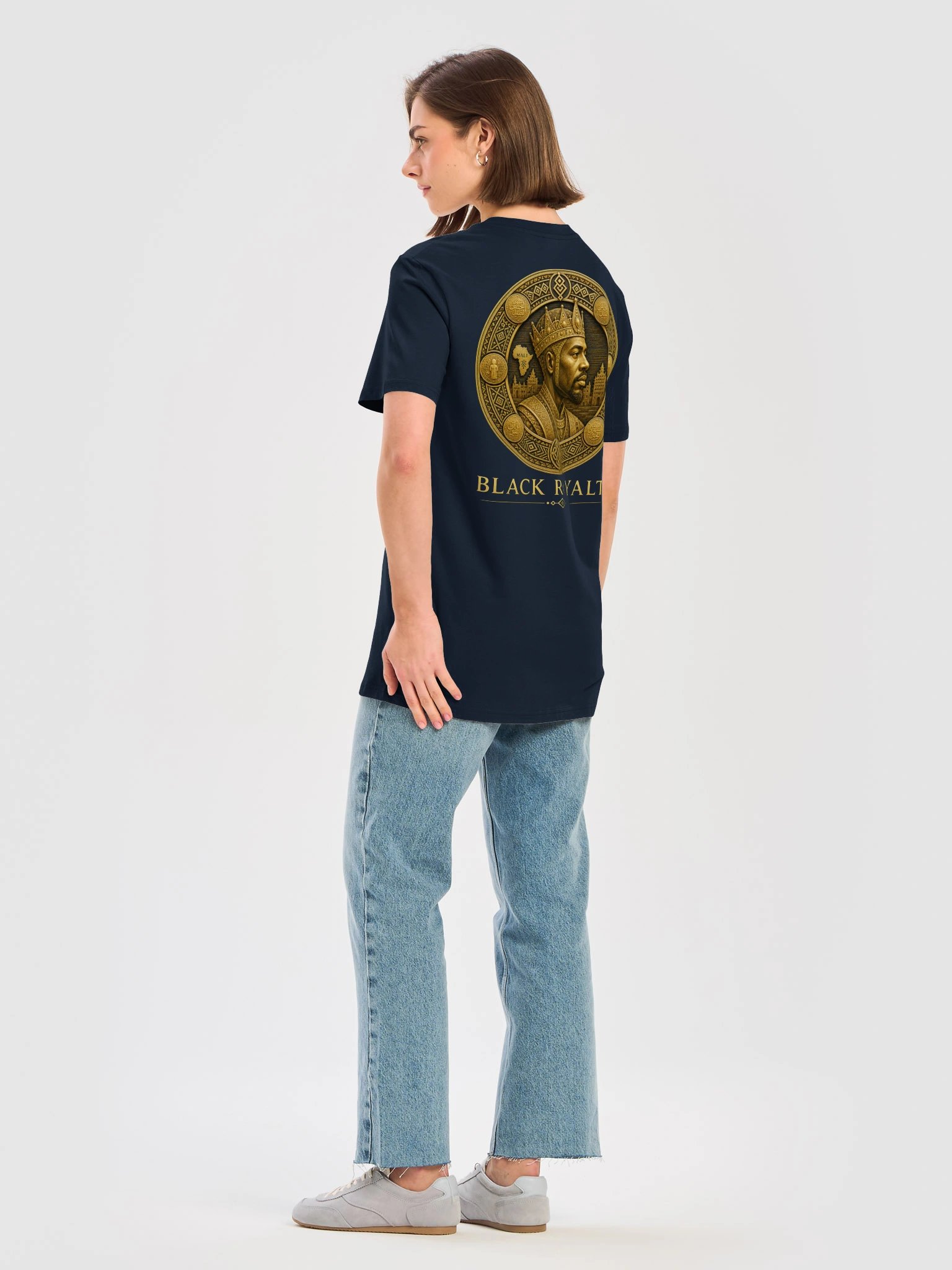Mansa Musa Royal Medallion Tee – Black Royalty Collection product image (12)