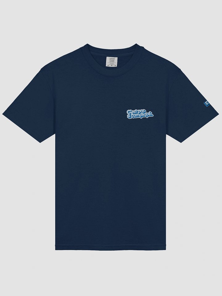 T-shirt C'est pas si compliqué. (petit logo bleu) product image (1)