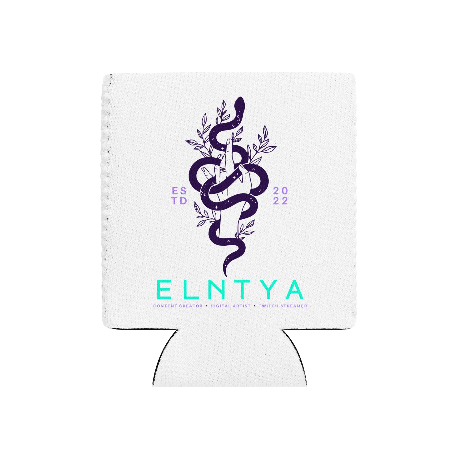El Snek Logo Good Vibes Only Can Cooler Coozie product image (1)
