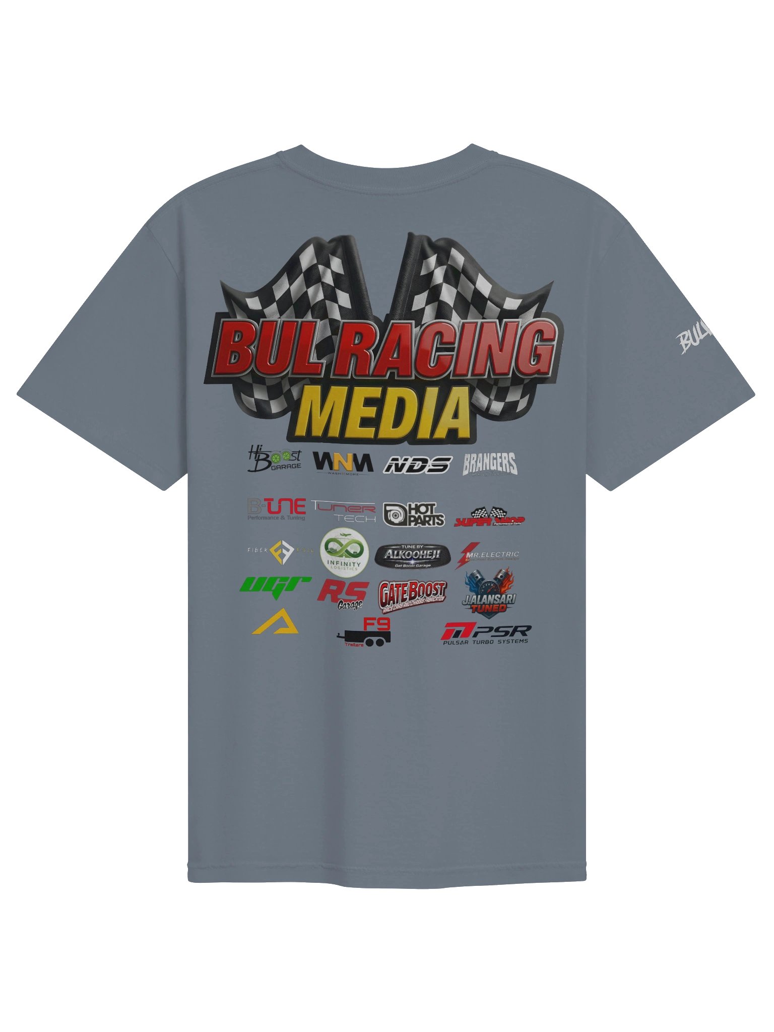 BULRACING media -Dyed Heavyweight T-Shirt Team - d5rtHC8YbSM