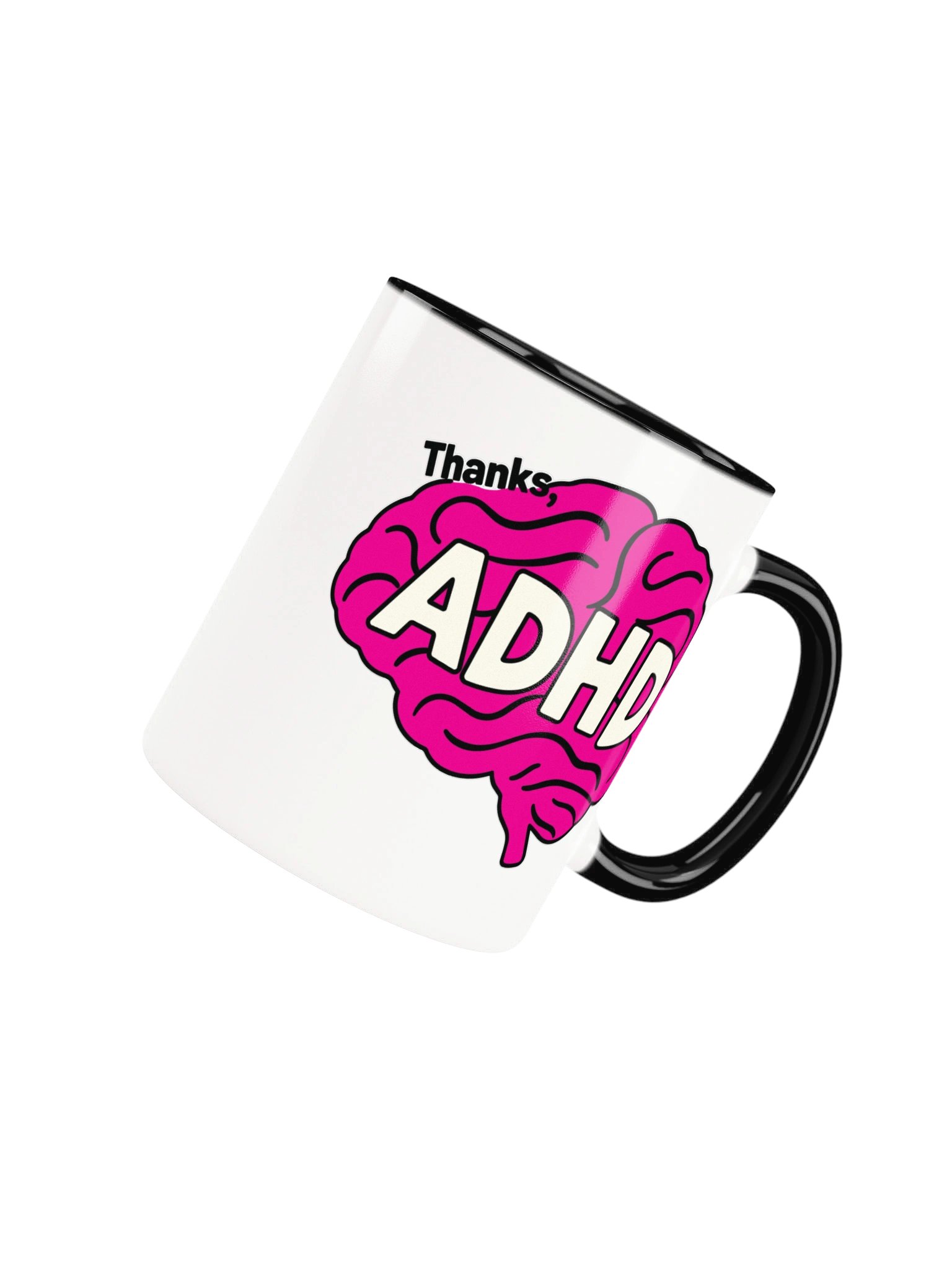 Thanks, ADHD Pink Brain Mug product image (27)