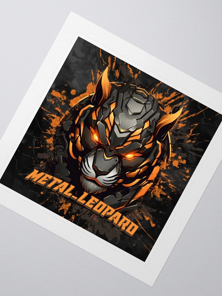 Metal Leopard Cyber Stickers product image (2)