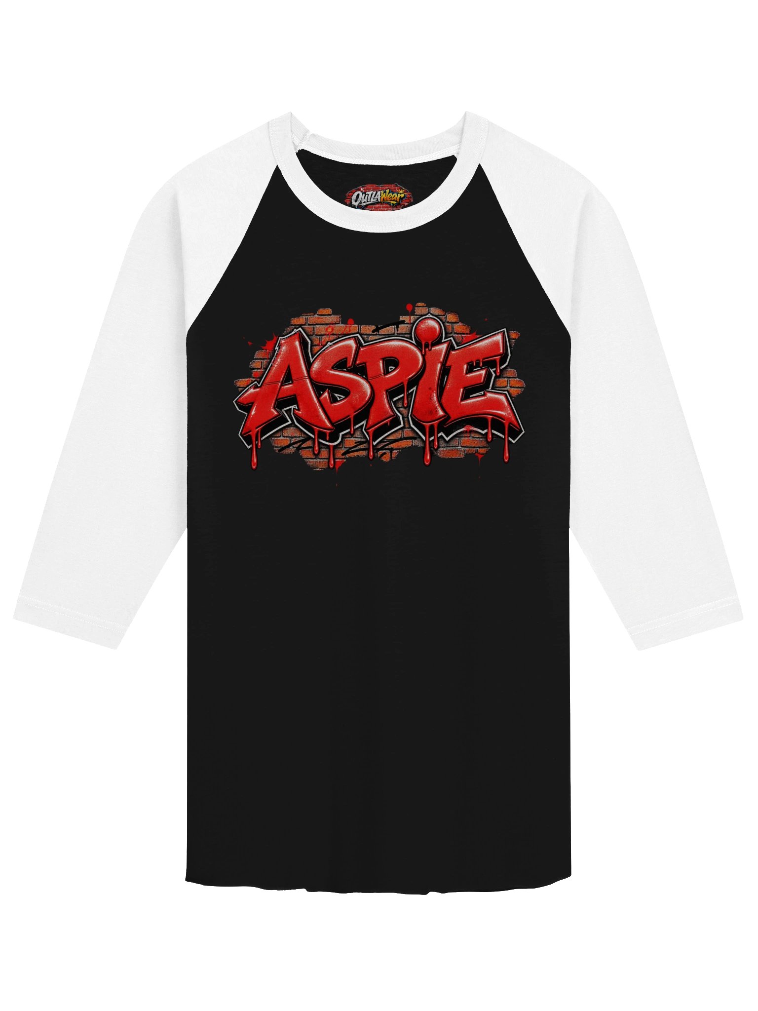 ASPIE III Graffiti Burner Raglan T-Shirt product image (3)