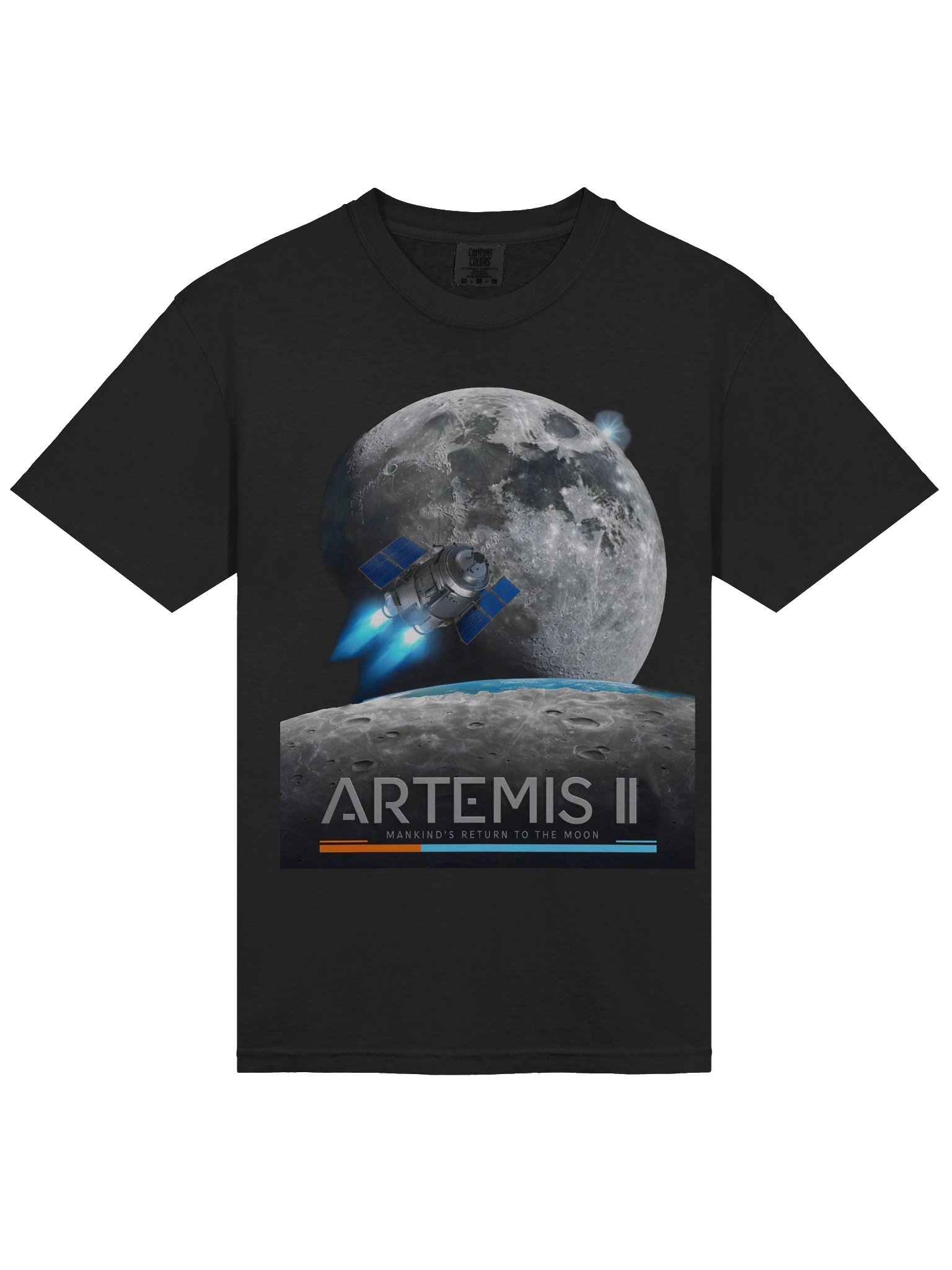 Artemis II Moon Mission T-Shirt Space Graphic Tee product image (3)
