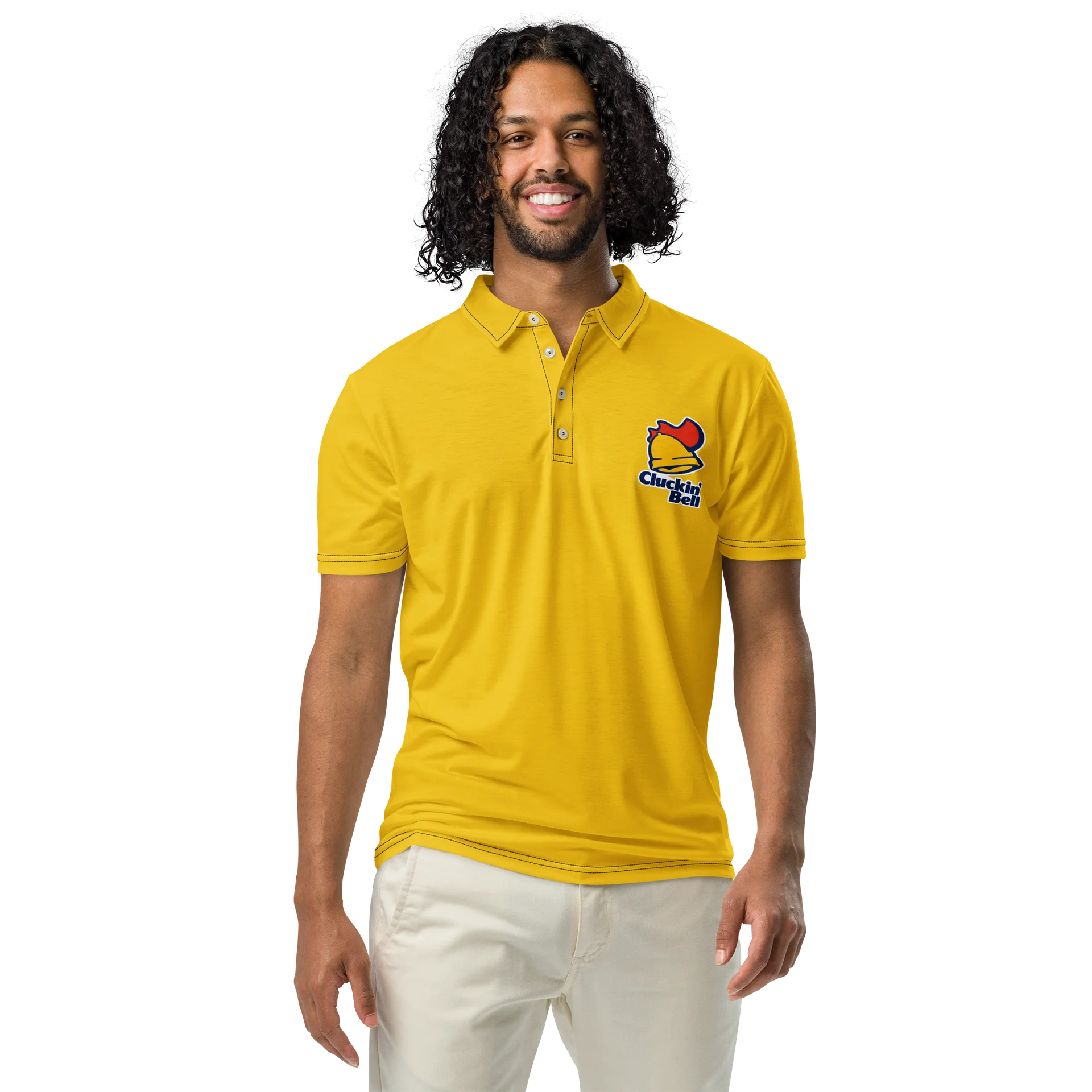 GTA VI Cluckin' Bell Polo T-Shirt | GTA 6 Cluckin' Bell Employee Tee product image (1)