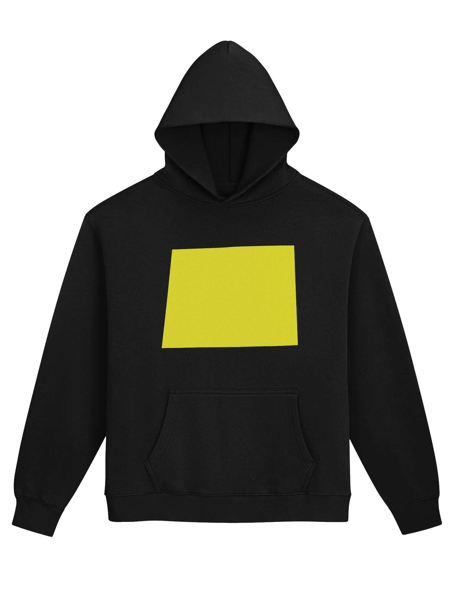 Yellow word hoodie product image (1)