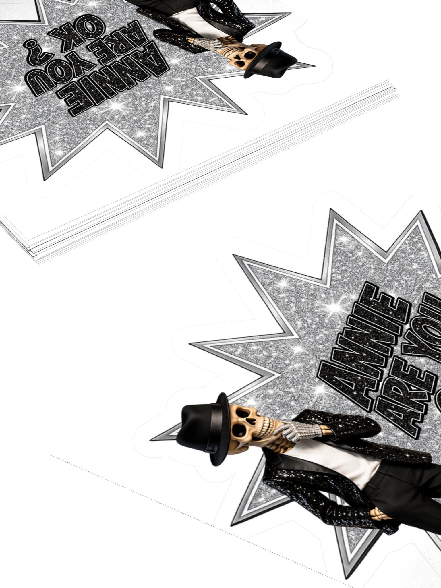 ''Annie, Are You Ok?'' Kiss Cut Stickers product image (3)