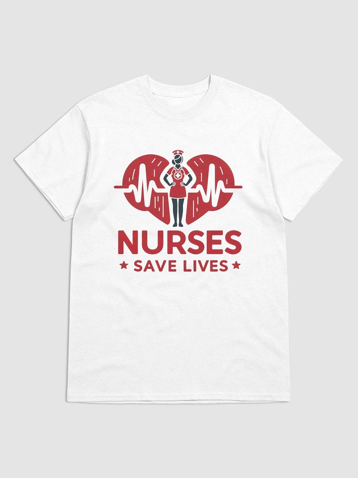 Heartbeat Hero Nurse Tee product image (4)